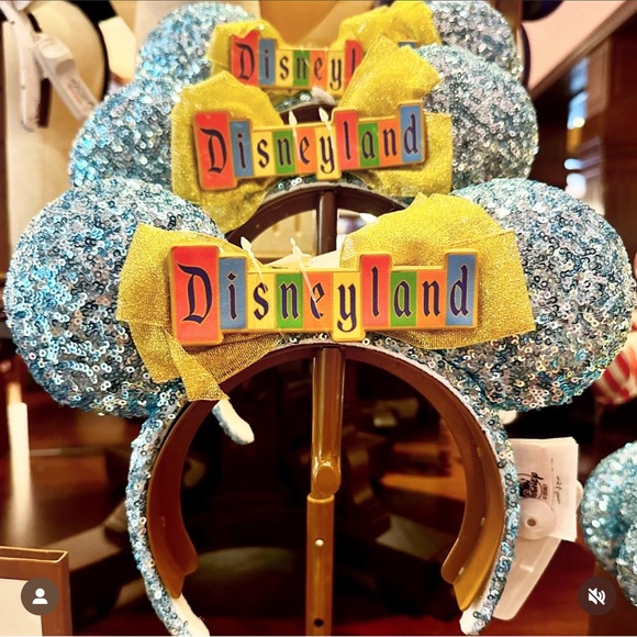 Disney Disneyland Marquee Sequin Ears Headband - Picture 9 of 12